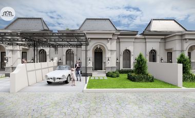 Rumah Mewah Desain Mediterania Dekat Kawasan Wisata Candi Prambanan