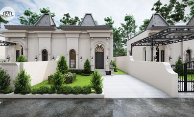 Rumah Mewah Desain Mediterania Dekat Kawasan Wisata Candi Prambanan