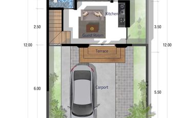 PROMO RUMAH 3 LANTAI KOTA BATU FREE FURNISHED | 1 menit ke Jatimpark