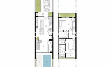 Villa Cantik 2 Kamar Tidur Sedang Dibangun Di Sanur