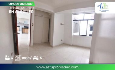 ALQUILER DEPARTAMENTO TRIPLEX 5TO PISO URB EL BANCO DE JAVIER PRADO ATE