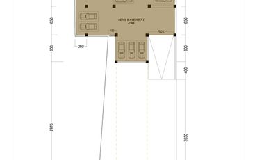 Gedung Baru Jatinegara Jl Otista Raya 6 Lantai + Basement hadap Timur