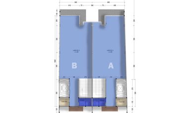 Gedung Baru Utan Kayu 4 Lantai 220m² hadap Utara