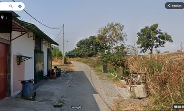Tanah murah Domas Menganti Gresik Dijual cepat B.U Poll dkt Jl. Raya