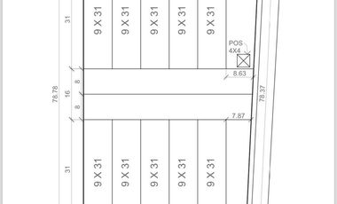 Dijual tanah seluas 4206 M² di peruntukan bangun gudang /pabrik