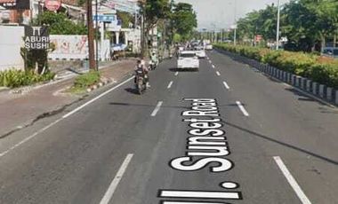 Tanah Jalan utama Sunset road akses jalan 20 meter