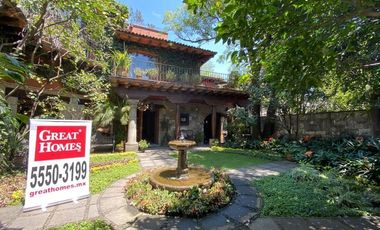 Hermosa Casa  en renta en privada en San Angel
