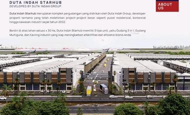 DISEWAKAN PERGUDANGAN DUTA INDAH STARHUB