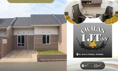 rumah dijual di purwakarta di Plered dekat  Cirata tanpa DP uang muka