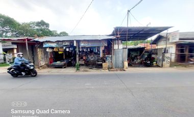 Tanah pinggir jalan raya kemuning raya bojong menteng bekasi LT.4500m