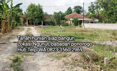 Tanah dijual di Babadan, Ponorogo