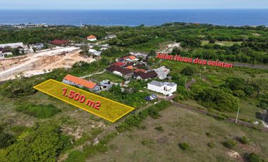 TANAH OCEAN VIEW DARI LANTAI 1 DEKAT HOTEL APURVA KEMPINSKI