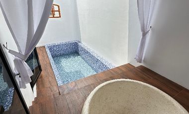 villa privat pool ,privat jacuzzi air hangat buat stay cation  hanimun