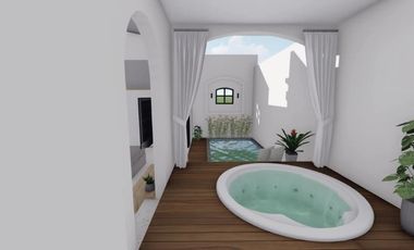 villa privat pool ,privat jacuzzi air hangat buat stay cation  hanimun