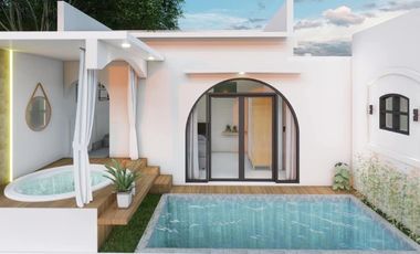 villa privat pool ,privat jacuzzi air hangat buat stay cation  hanimun