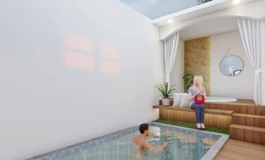 villa privat pool ,privat jacuzzi air hangat buat stay cation  hanimun