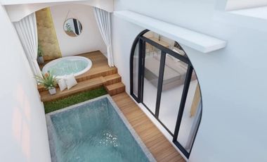 villa privat pool ,privat jacuzzi air hangat buat stay cation  hanimun