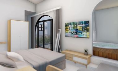 villa privat pool ,privat jacuzzi air hangat buat stay cation  hanimun