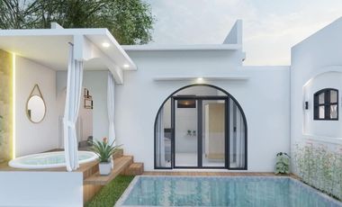 villa privat pool ,privat jacuzzi air hangat buat stay cation  hanimun