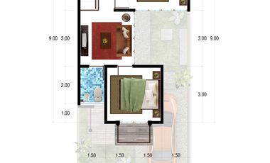 Dijual Rumah 2 Lantai Desain Eropa di Tengah Kota Malang dekat UB