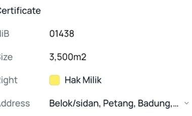 Villa modern minimalis di Sanur, cocok untuk villa pribadi, komersil
