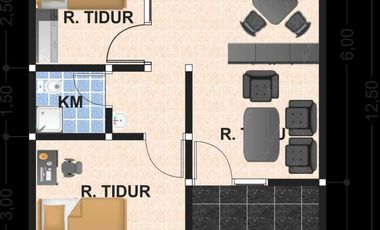 Dijual Rumah 3 Kamar Tidur dengan Luas 50m2 di tengah Kota Salatiga
