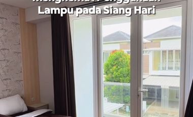 Cluster Townhouse besar 5 kamar tidur fasilitas kolam renang dll