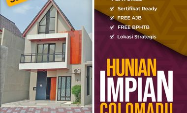 [DEKAT RUMAH PAK JOKOWI] RUMAH DI COLOMADU SOLO