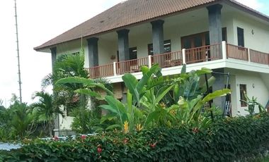 Nego, Villa view jungle dan sawah di Gianyar, Halaman luas