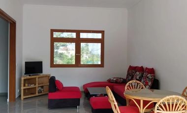 Nego, Villa view jungle dan sawah di Gianyar, Halaman luas