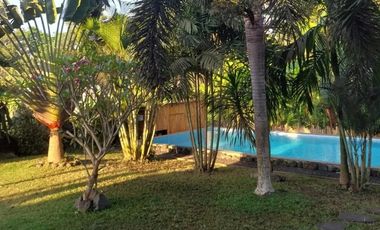 Nego, Villa view jungle dan sawah di Gianyar, Halaman luas