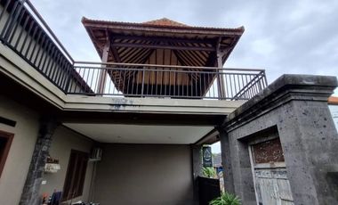 Rumah Murah 2 lantai di ubud view hamparan sawah dan gunung