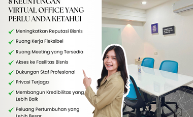 Virtual Office Ruang Kantor Strategis Jakarta Barat Sewa Tahunan
