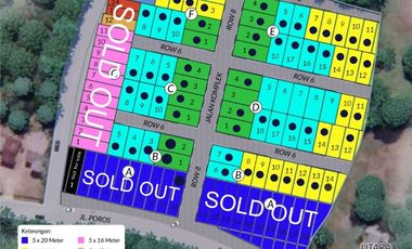 Tanah Kavling Blok C5 Jl Poros Paccelekang Gowa