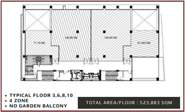 Disewakan Ruang Kantor Office Space Area Mampang Jaksel