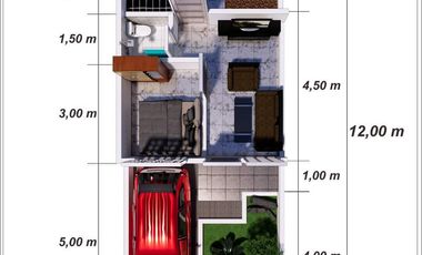 Rumah kavling baru luas 96 m2 harga 300 jutaan di Gempol, Pasuruan