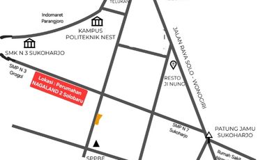 Jual Rumah Baru 426 Juta NAGALAND 2 SOLOBARU Type 40/60