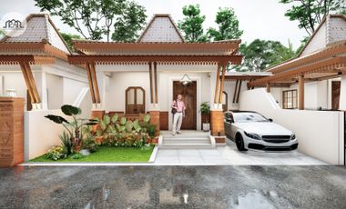 BELI RUMAH ETNIK CUMA 400 JUTAAN DEKAT KLATEN TOWN SQUARE