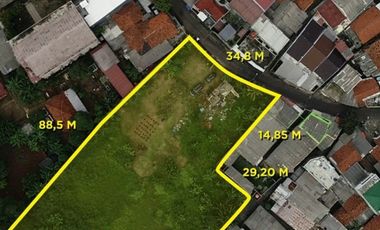 Tanah Luas Siap Bangun Di Area Jaka Setia Bekasi Selatan