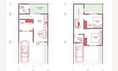 rumah murah 2 lantai dekat jalan utama Denpasar utara