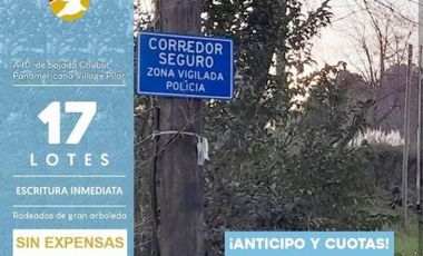 LOTES EN VILLA ROSA -FINANCIACION-PILAR 300MTS2-ESCRITURA INMEDIATA