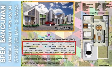 Grand Delima Ciomas di Bogor, 15 menit dari PGM Mall