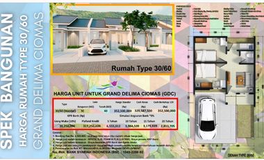 Grand Delima Ciomas di Bogor, 15 menit dari PGM Mall