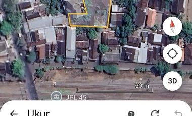 tanah shm ex gudang depan stasiun Walikukun