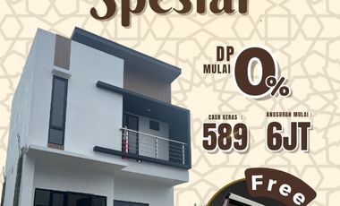 Rumah Modern 2 Lt dekat RSUD Syekh Yusuf/Balai Pelatihan Batangkaluku