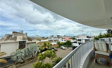 En venta departamento de 2 habitaciones urb Lomas de Barbasquillo.