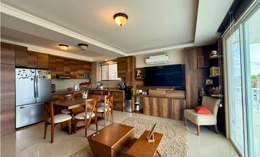 En venta departamento de 2 habitaciones urb Lomas de Barbasquillo.
