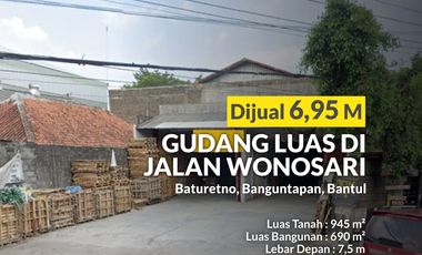Jual Gudang di JL. Wonosari Yogyakarta