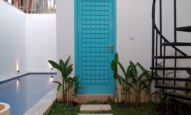 FOR SALE VILLA ST. TAVIA - SANTORINI STYLE NEAR MELASTI BEACH, UNGASAN