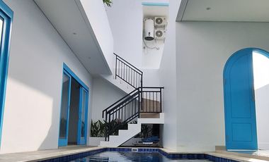 PRESALE VILLA ST TAVIA 2, GAYA SANTORINI DEKAT PANTAI MELASTI, BALI